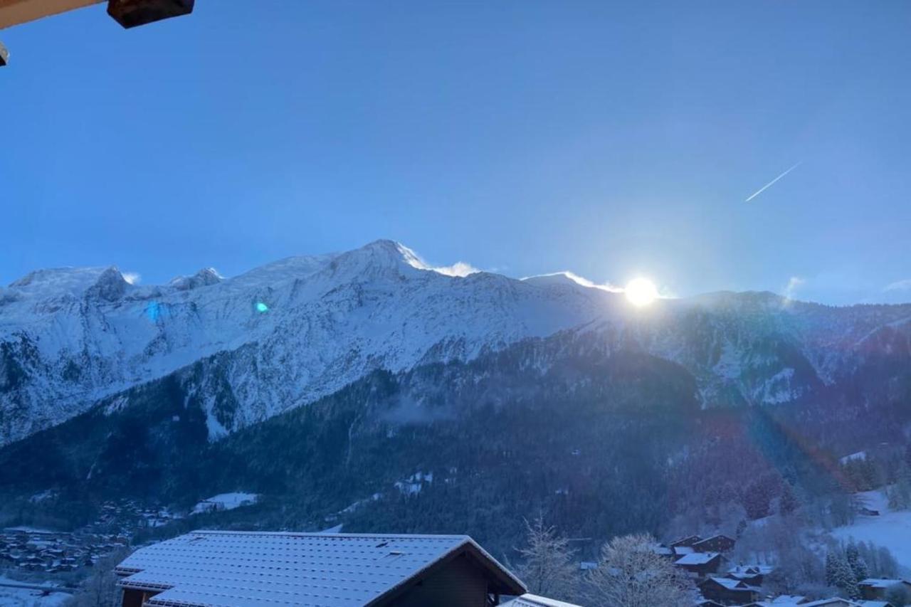 Vue Des "Chavants" Studio 20 M With Balcony Les Houches Exterior photo